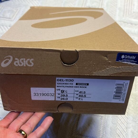 ASICS - GEL-1130 "White/Faded Ash Rock" sneakers - Picture 11 of 11